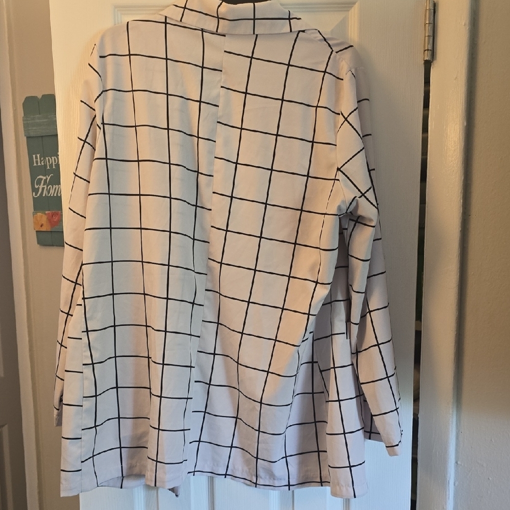 Source Unknown Grid Pattern Blazer - Picture 3 of 4